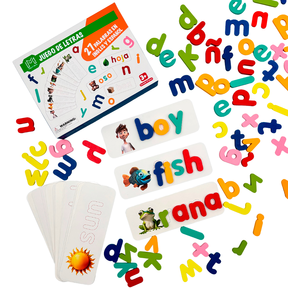 Juego de ortografía en Ingles y español