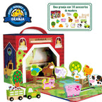 Granja con Animales de Madera