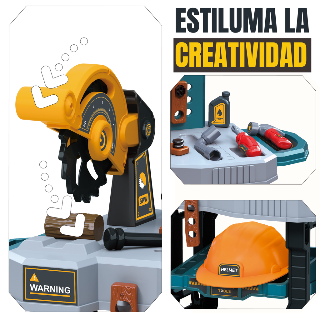 Mesa de Herramientas con Accesorios
