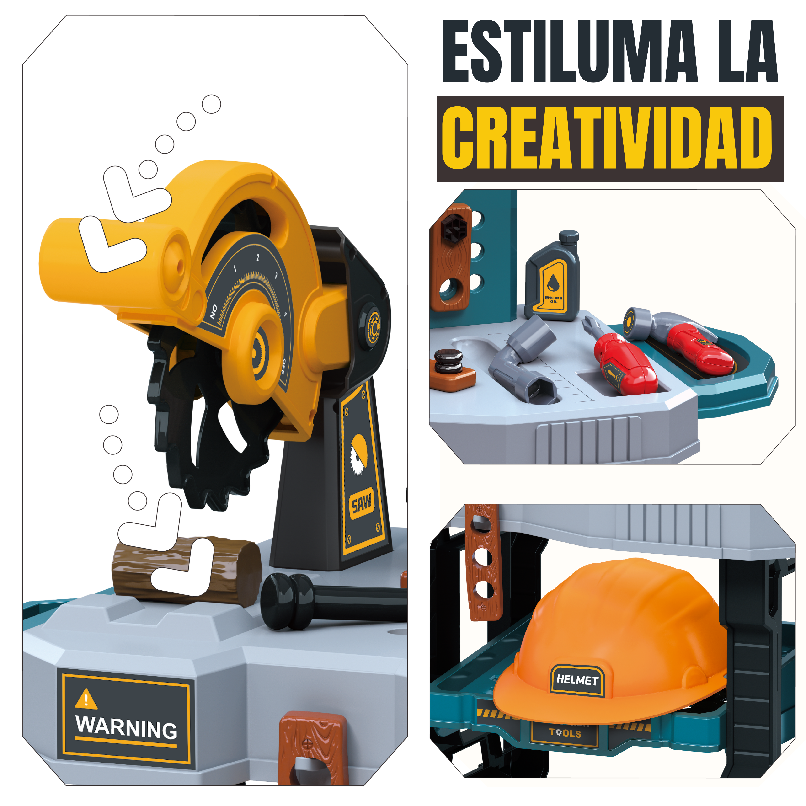 Mesa de Herramientas con Accesorios