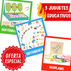 Combo con 3 Juguetes Educativos