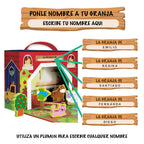 Granja con Animales de Madera