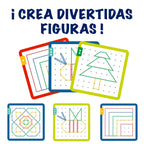 Geoplano de Madera para niños