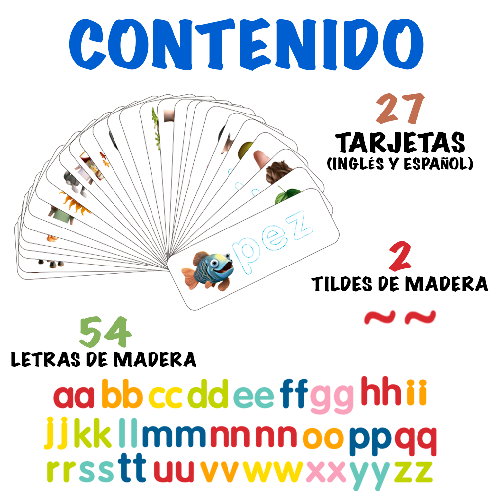 Juego de ortografía en Ingles y español
