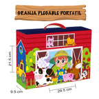 Granja con Animales de Madera