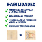 Geoplano de Madera para niños