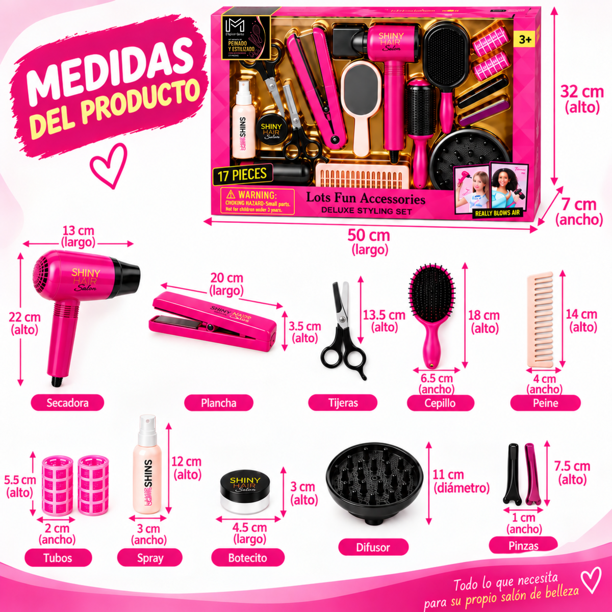 Juego de peinados salón de belleza para Niñas