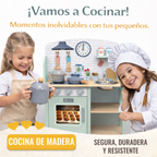 Cocina de Madera Infantil con Accesorios