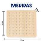 Geoplano de Madera para niños