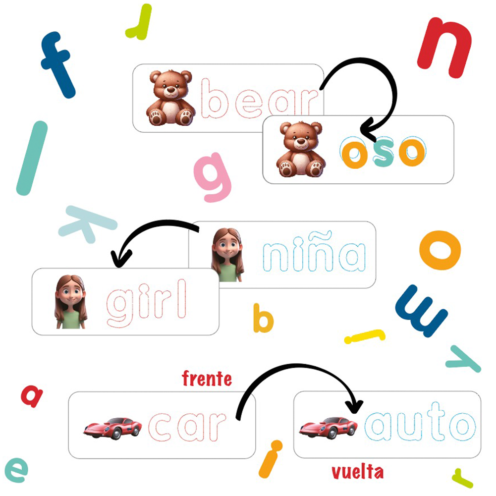 Juego de ortografía en Ingles y español