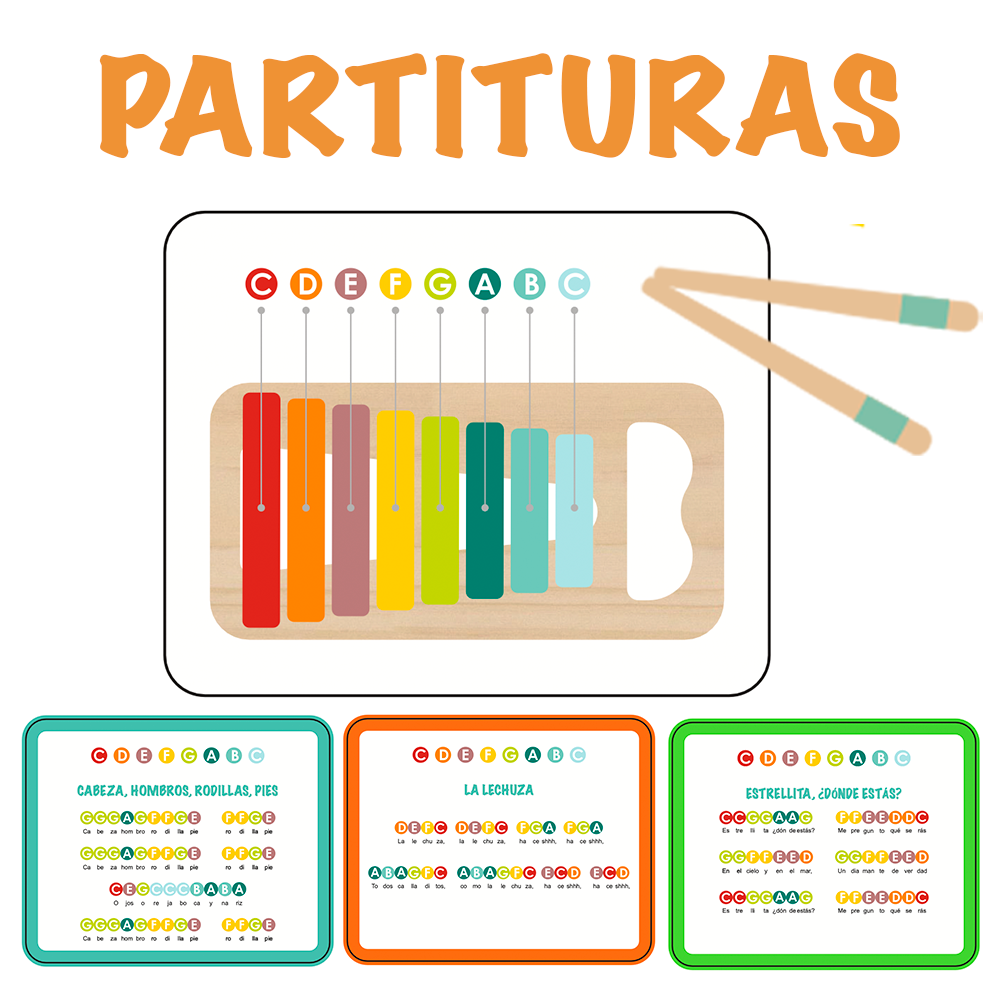 Juego de Instrumentos Musicales Montessori