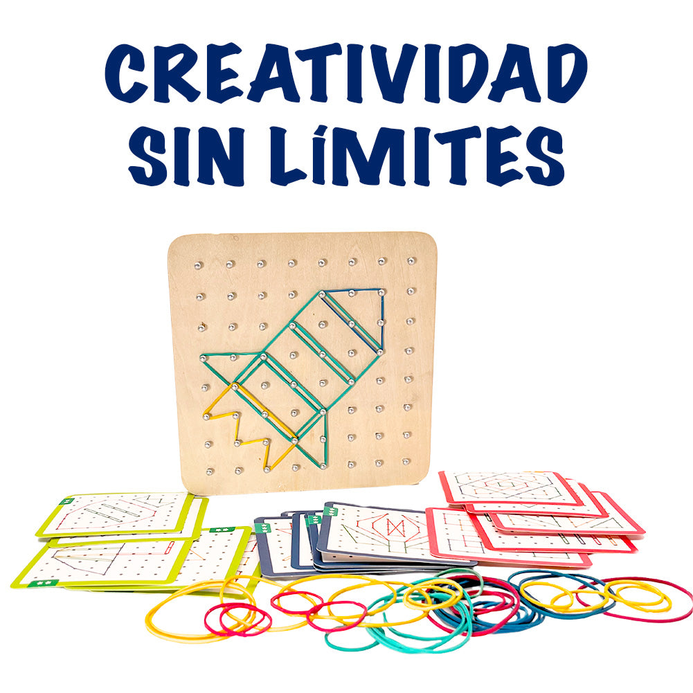 Geoplano de Madera para niños