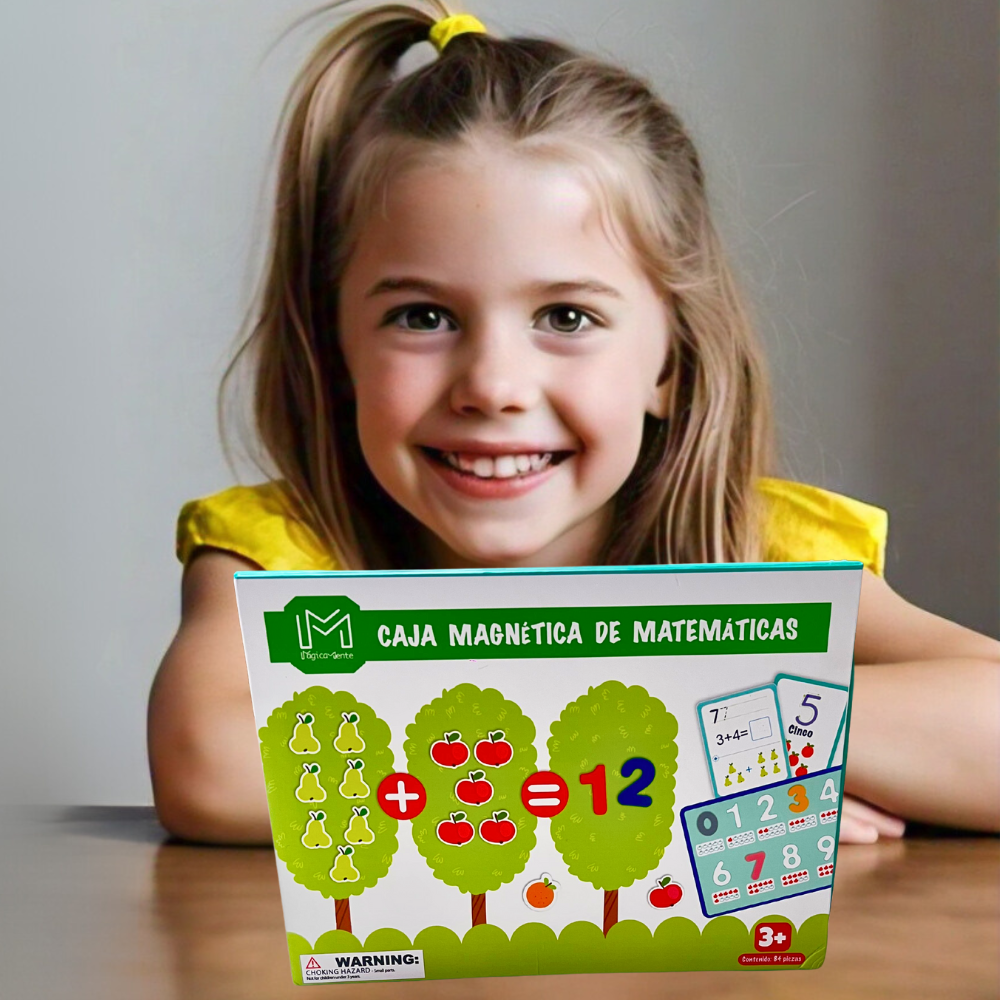Juego de matemáticas con números y figuras