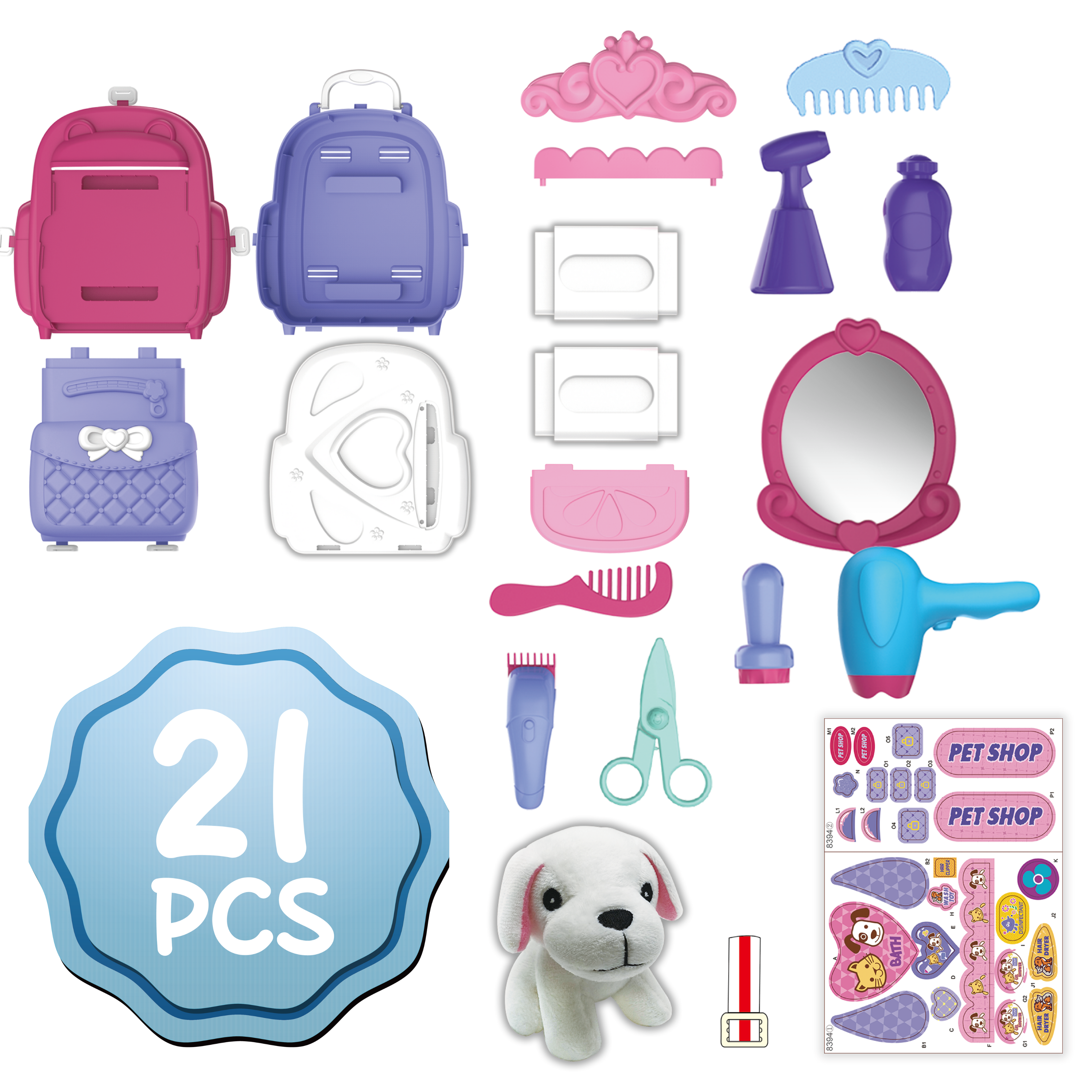 Mochila Veterinaria con Peluche