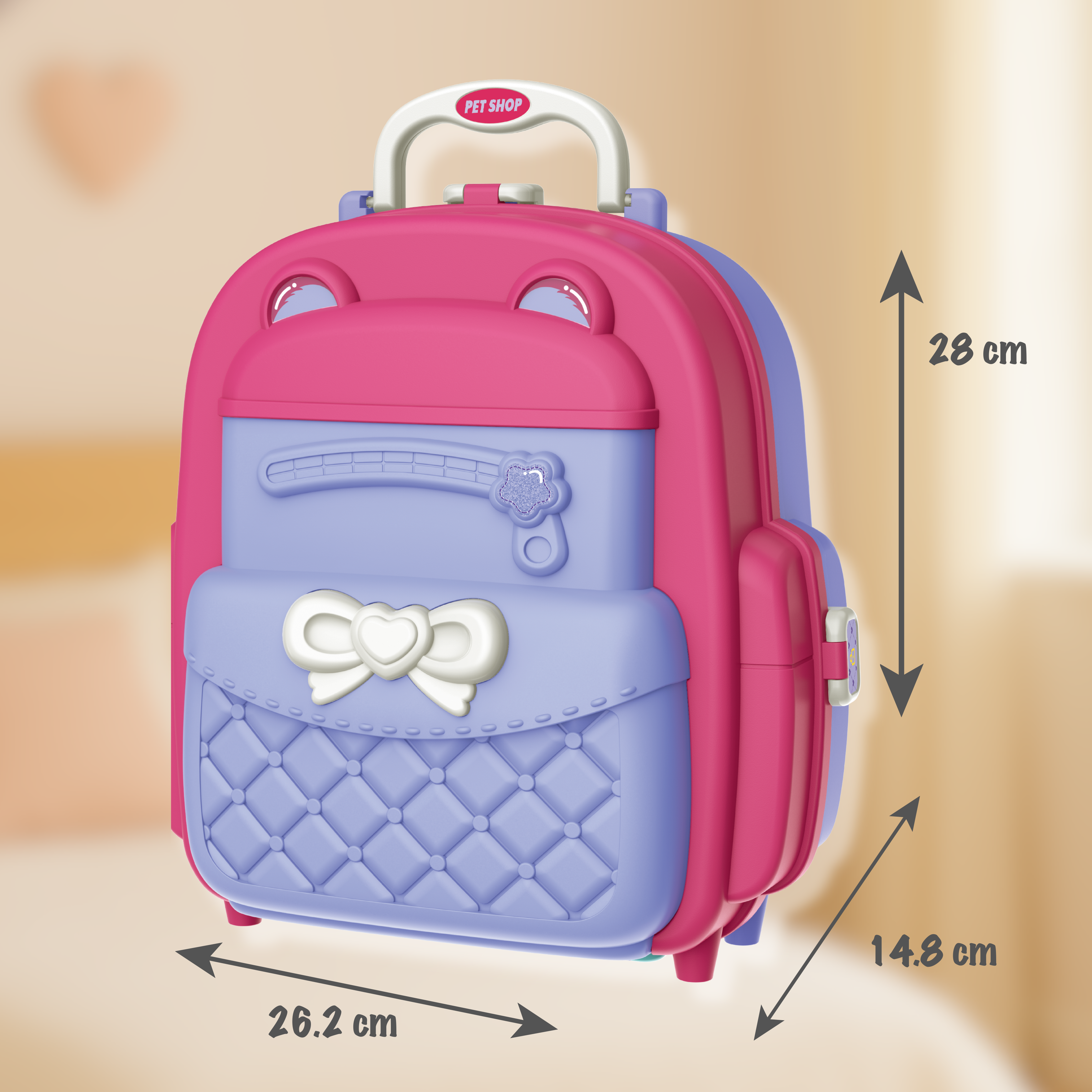 Mochila Veterinaria con Peluche