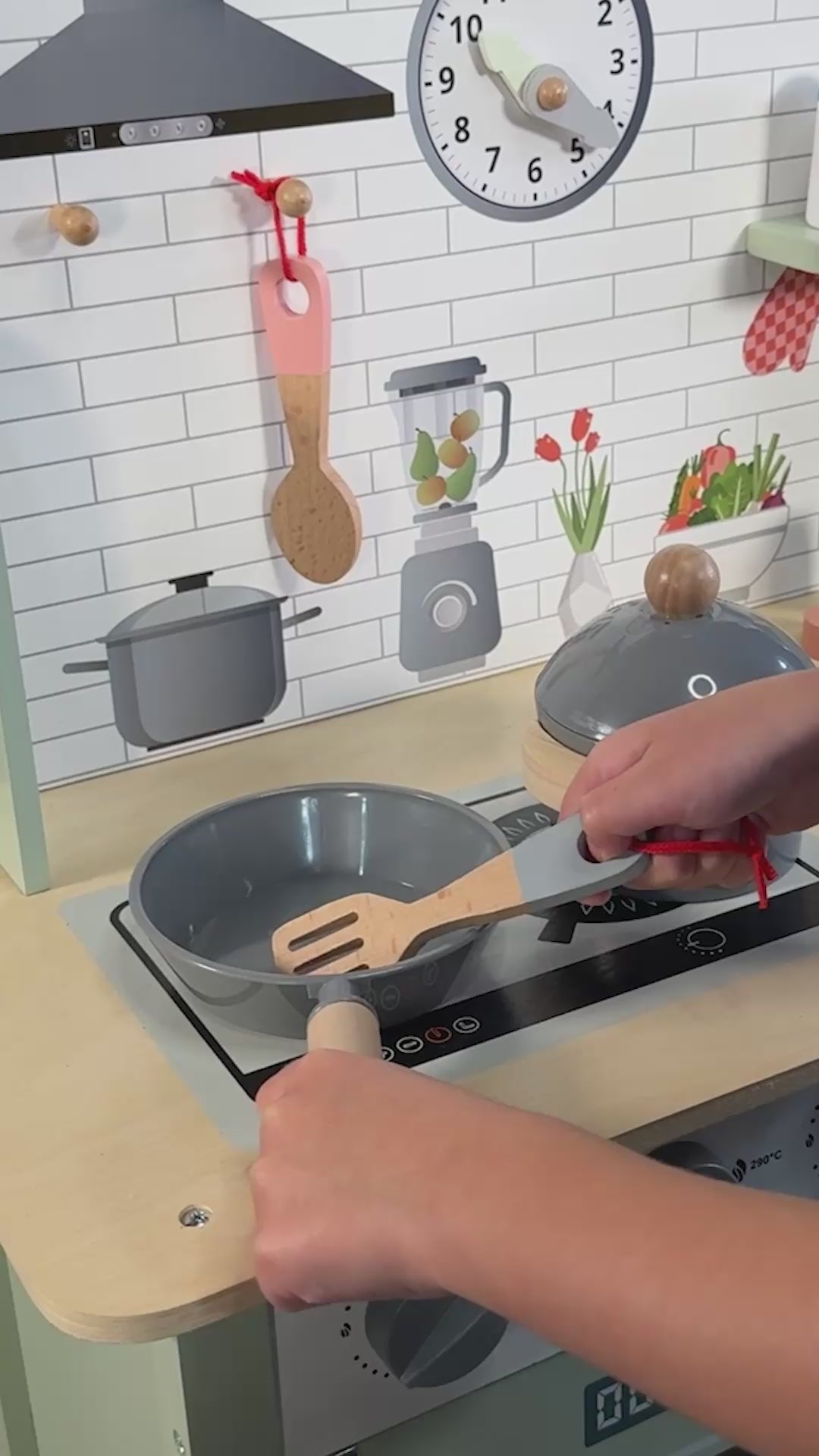 Cocina de Madera Infantil con Accesorios